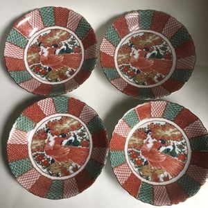 Scalloped Imari Gumps Peacock Bowls Soup Salad Side Bowl 7” Arita Set of 4